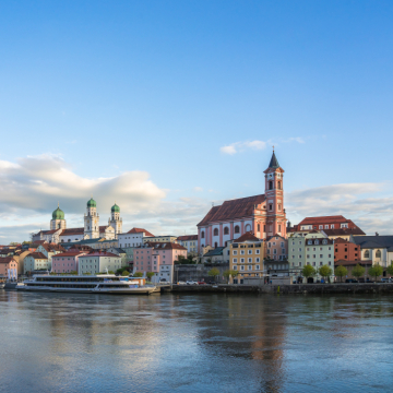 Malerisches Frankenland im Sommer -